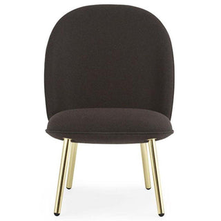 Normann Copenhagen Ace lounge chair full upholstery fabric with brass structure Buy on Shopdecor NORMANN COPENHAGEN collections